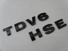 LAND ROVER DISCOVERY 3 4 TDV6 HSE GLOSS BLACK REAR BADGE LETTERING