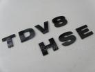 LAND ROVER DISCOVERY 3 4 TDV8 HSE GLOSS BLACK REAR BADGE LETTERING