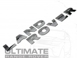 LAND ROVER DISCOVERY 3 4 CHROME BONNET LETTERING