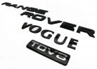 Range Rover Vogue TDV8 L322 Back Boot Badge Set